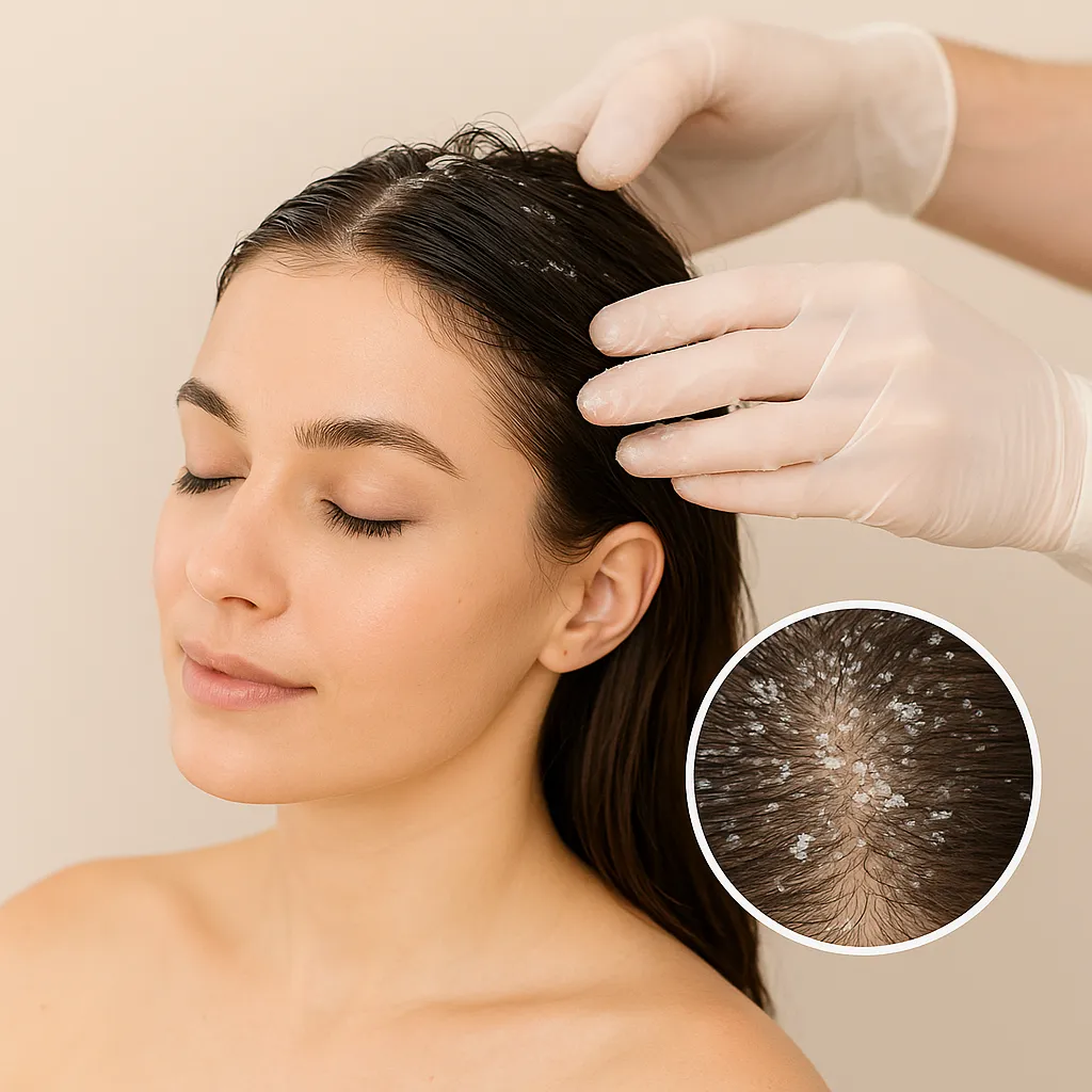 اسکراب کف سر با روش حرفهای برای سلامت مو