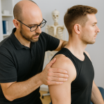 ارزیابی اسکلتی عضلانی شانه توسط تراپیست در محیط کلینیکی
