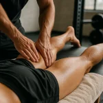 ماساژ عمقی عضلات پا بعد از تمرین برای ریکاوری سریع