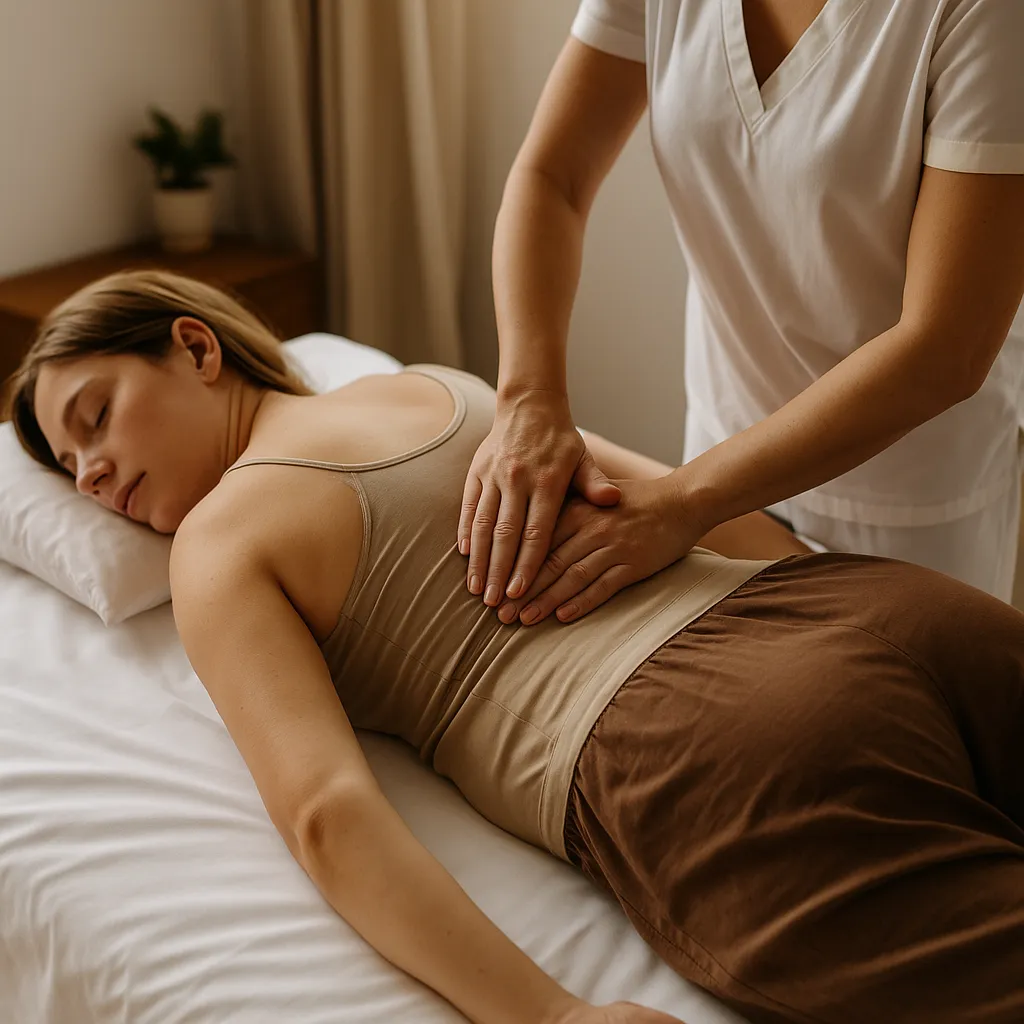 ماساژ پس از زایمان برای کاهش درد کمر و عضلات پشت