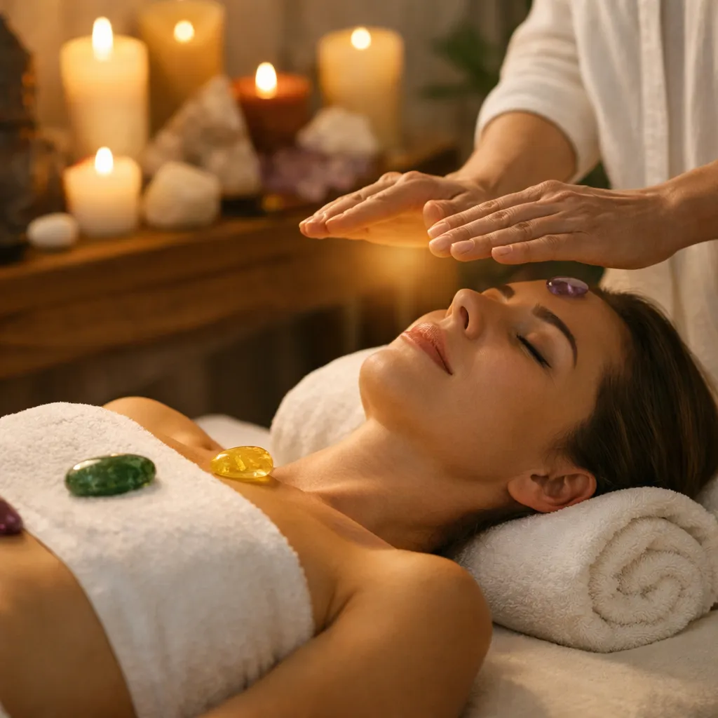 ماساژ ریکی با تمرکز بر انتقال انرژی و ایجاد آرامش عمیق ذهن و بدن